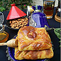 Rghayefs ou msemen aux amandes et miel à la marocaine