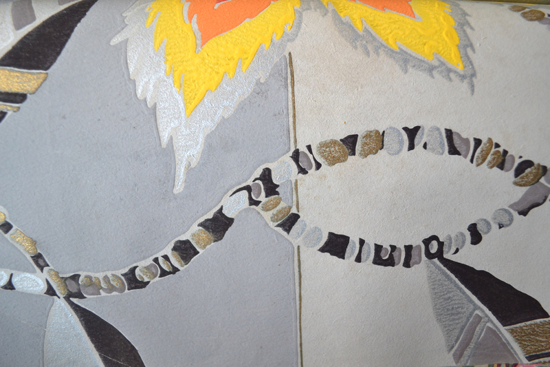 art déco Sonia Delaunay papier peint rythmes colorés