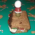 Croque monsieur (grinch) de noël version mademoiselle