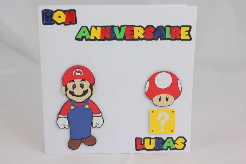 Carte Anniversaire Mario