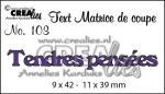 matrice de coupe texte n°103