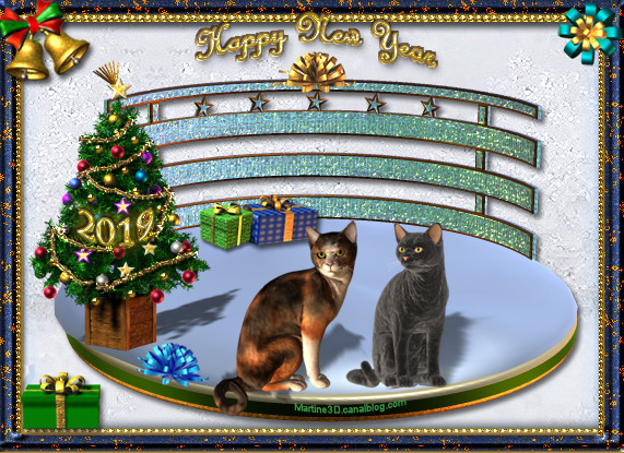 2019-carte-bonne-annee-Happy-New-Year-chats-sapin