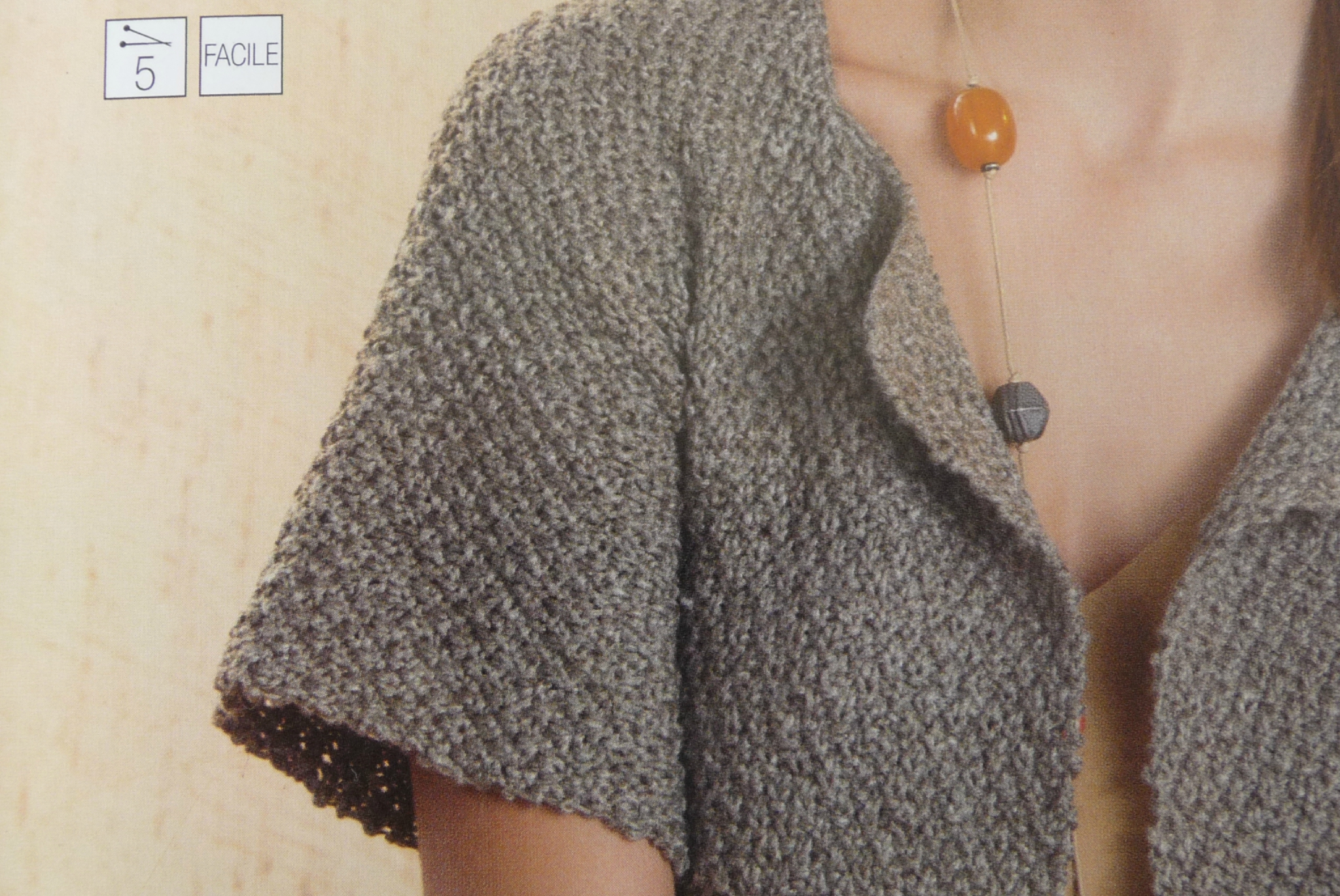 Un gilet manches courtes facile à tricoter - La Malle aux Mille Mailles