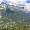 vue sur Chamonix