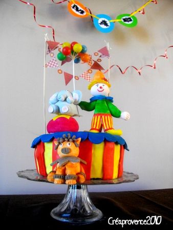 Le Gateau D Anniversaire Cirque Circus Cake Prunille Fait Son Show