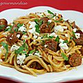 Spaghettis aux chipolatas