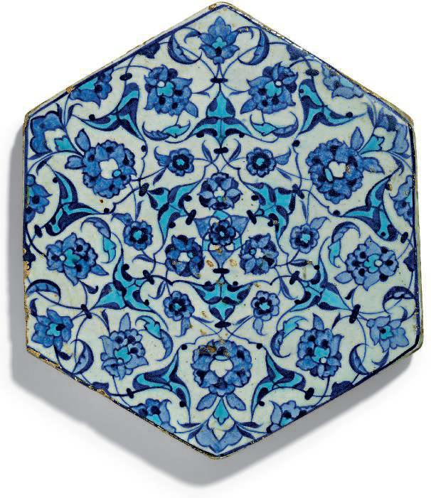 Turkish Ottoman Iznik Ceramic Tile Border 50 Blue & White 4"x8" 10cmx20cm 