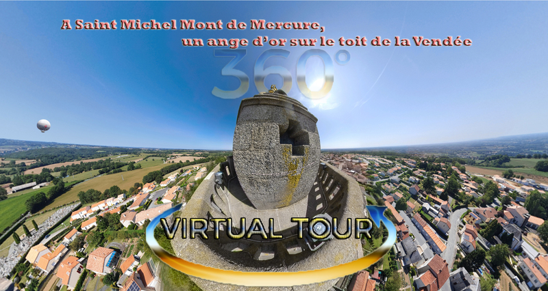 A Saint Michel Mont de Mercure, un ange d’or sur le toit de la Vendée