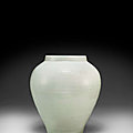 A large tianbai-glazed jar, yongle period (1403-1425)