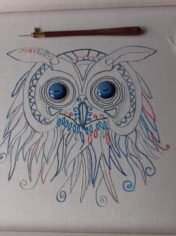 Broderie Hibou