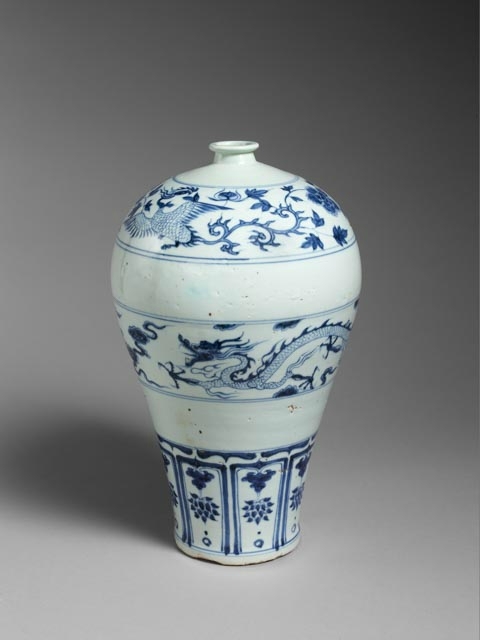 Meiping Vase, China, Yuan dynasty (1279–1368), 14th century