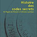 # 109 histoire des codes secrets, simon singh