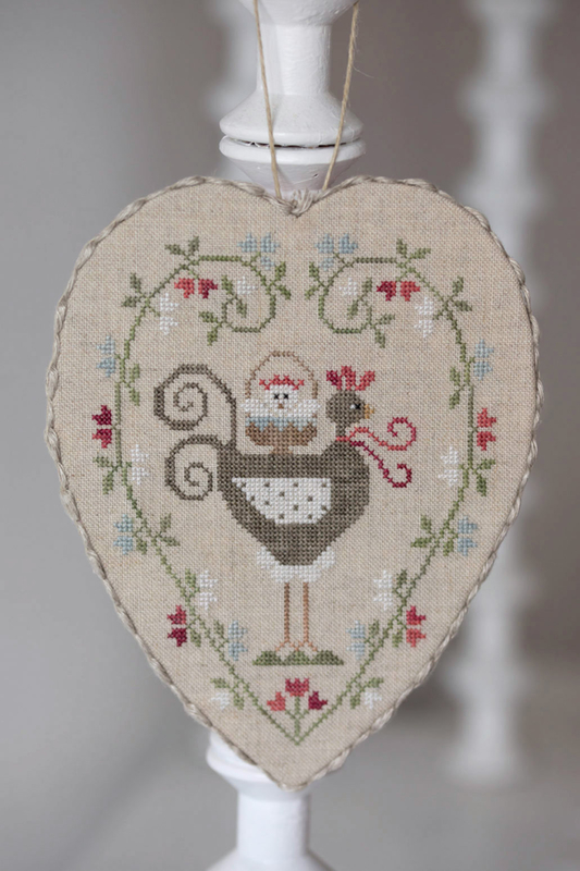 coeur de poule grise