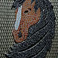 cheval mosaique