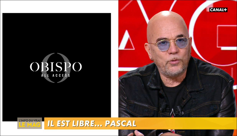 Pascal Obispo invité du magazine Le Mag sur Canal+