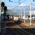 JR 285系 Sunrise Express-Seto arriving at Takamatsu eki