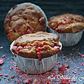 Muffins pommes pralines roses
