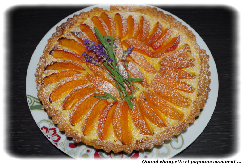 tarte aux abricots et à la lavande-7816