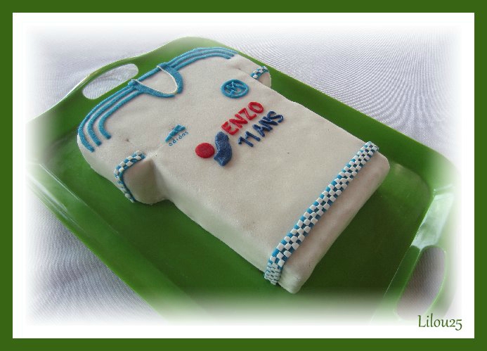 Maillot De L Om Gateaux En Fete De Lilou 25