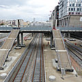 La gare de nanterre la folie prend forme