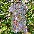 Le big shirt fleurs d'automne