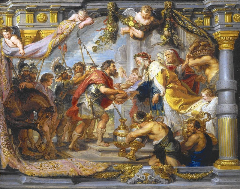 Abraham avec Melchisédeck par Peter Paul Rubens 1651