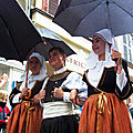 Le défilé des enfants à l'européade le 23 juillet 2005 à quimper (finistère) (1)