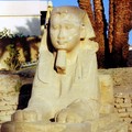 L'un des sphinx de l'allée d'entrée du Temple de Louxor