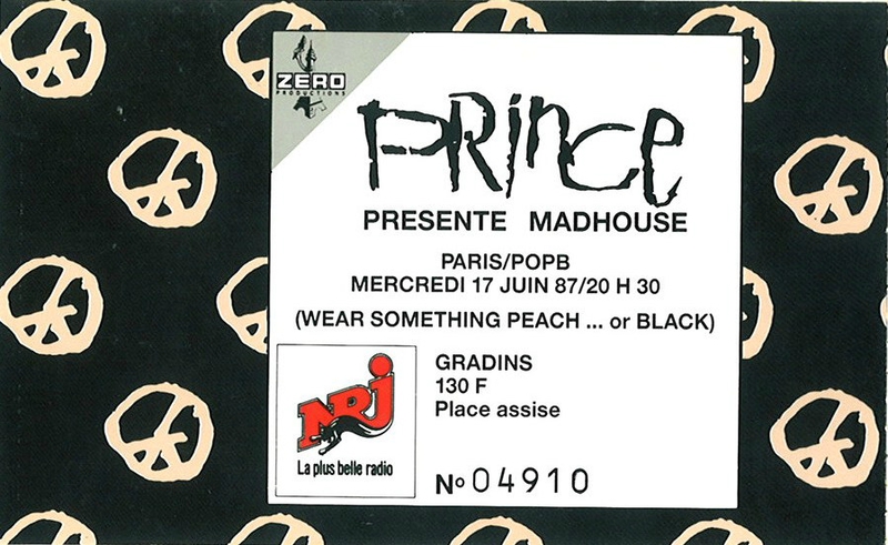 1987 06 Prince POP Bercy Billet