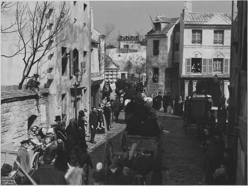Voinquel, Scène de rue pendant le siège de Paris, d'homme à homme (1948) bis