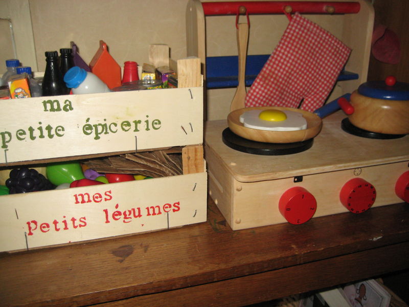 dinette bébé bois
