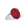 A superb ruby and diamond ring, mounted by raymond yard