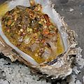 Marée du siècle, pêche à pied et apéro iodé: huîtres tièdes au beurre de pistaches torréfiées et échalote