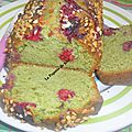 Cake pistache framboise de djouza