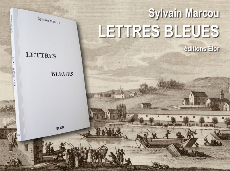 Lettres bleues Sylvain Marcou