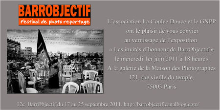 invitation Maison des photographes,1 juin 2011