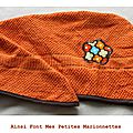 turban bain orange