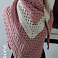 Roselaine Half granny shawl 5