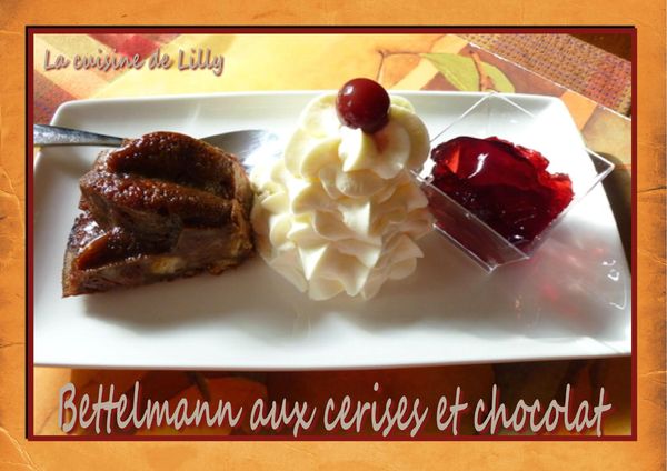bettelmann aux cerises et chocolat