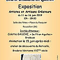 Exposition du 11 au 16 juin 2019