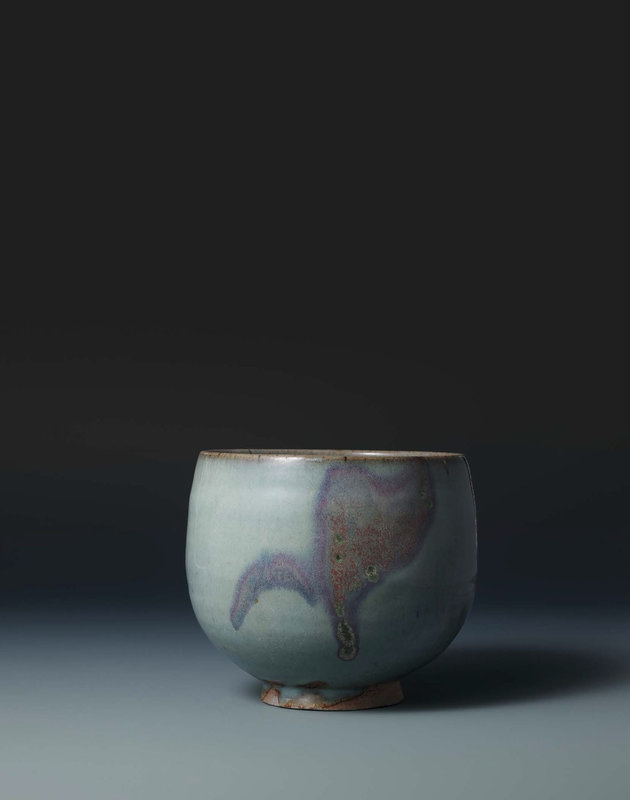 A fine large Jun purpl-splashed bowl, Jin-Yuan dynasty (1115-1368)