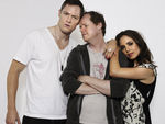 Tahmoh Penikett, Joss Whedon et Eliza Dushku