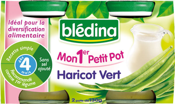 Blédina - Petit Pot Haricots Verts -130GR