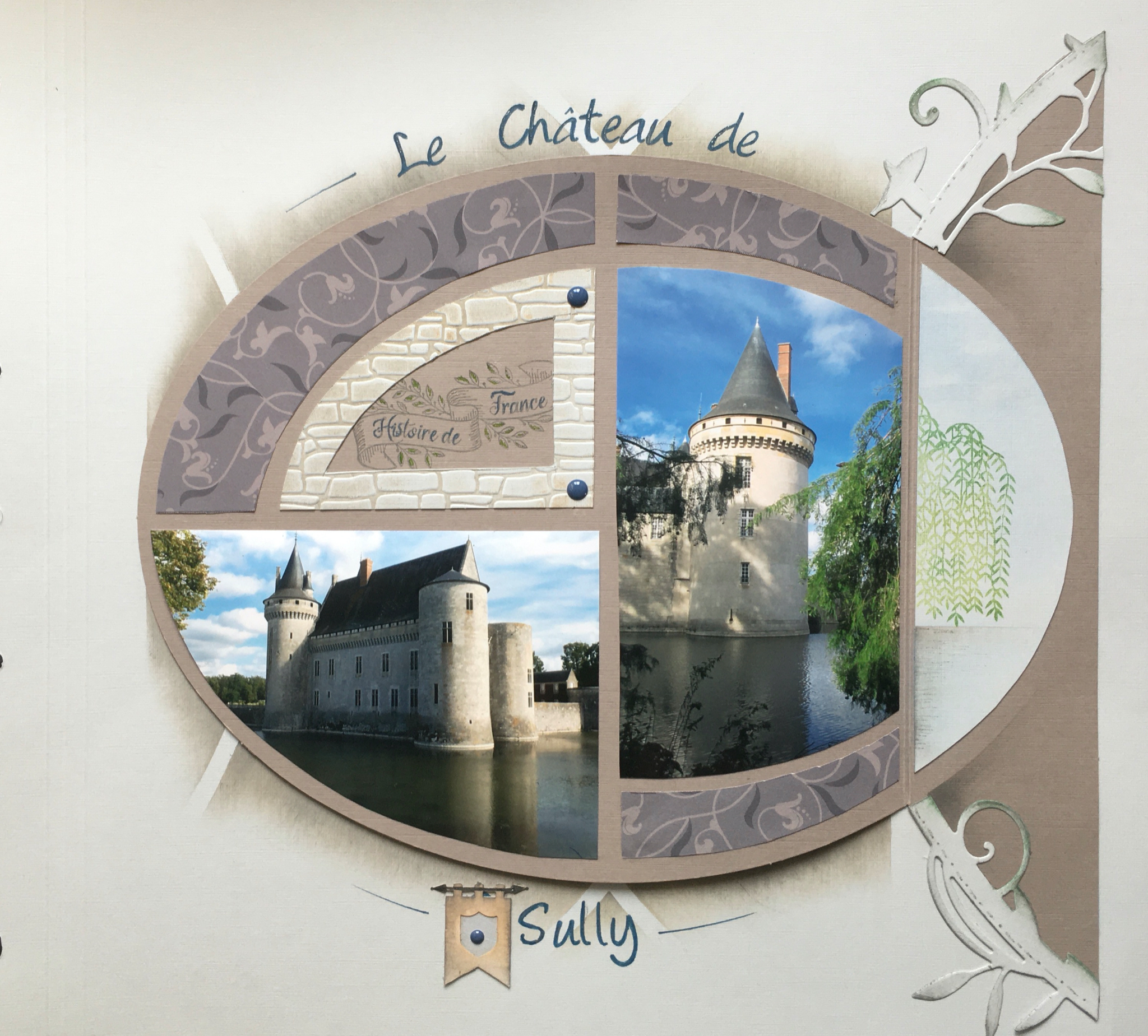 La Vie De Chateau L Atelier Scrap De La Lutine Scrapbooking Europeen Carterie Deco