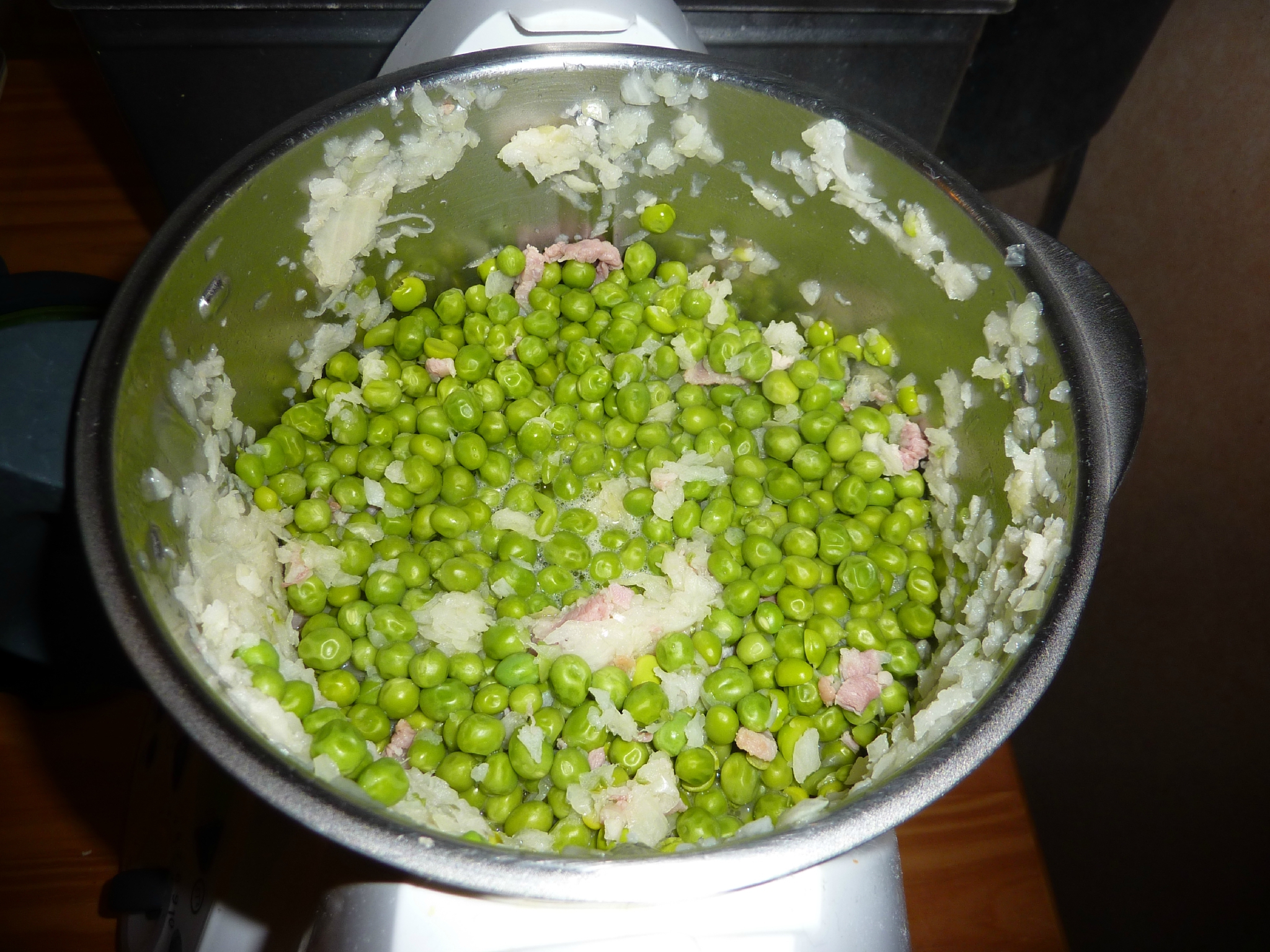 Petit Pois à La Française Thermomix Petits pois à la française au TM31 - Mon p'tit momo (TM31) et moi !