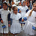 Le défilé des enfants à l'européade le 23 juillet 2005 à quimper (finistère) (7)