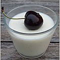 Panna cotta au lait fermenté