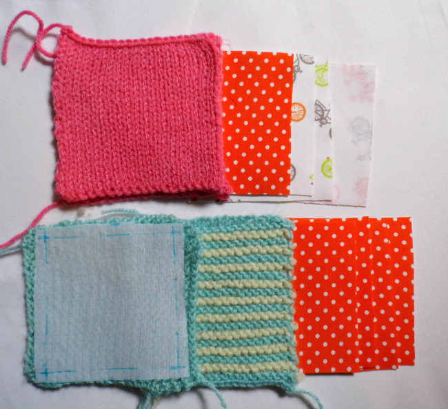 Cube tissu et tricot