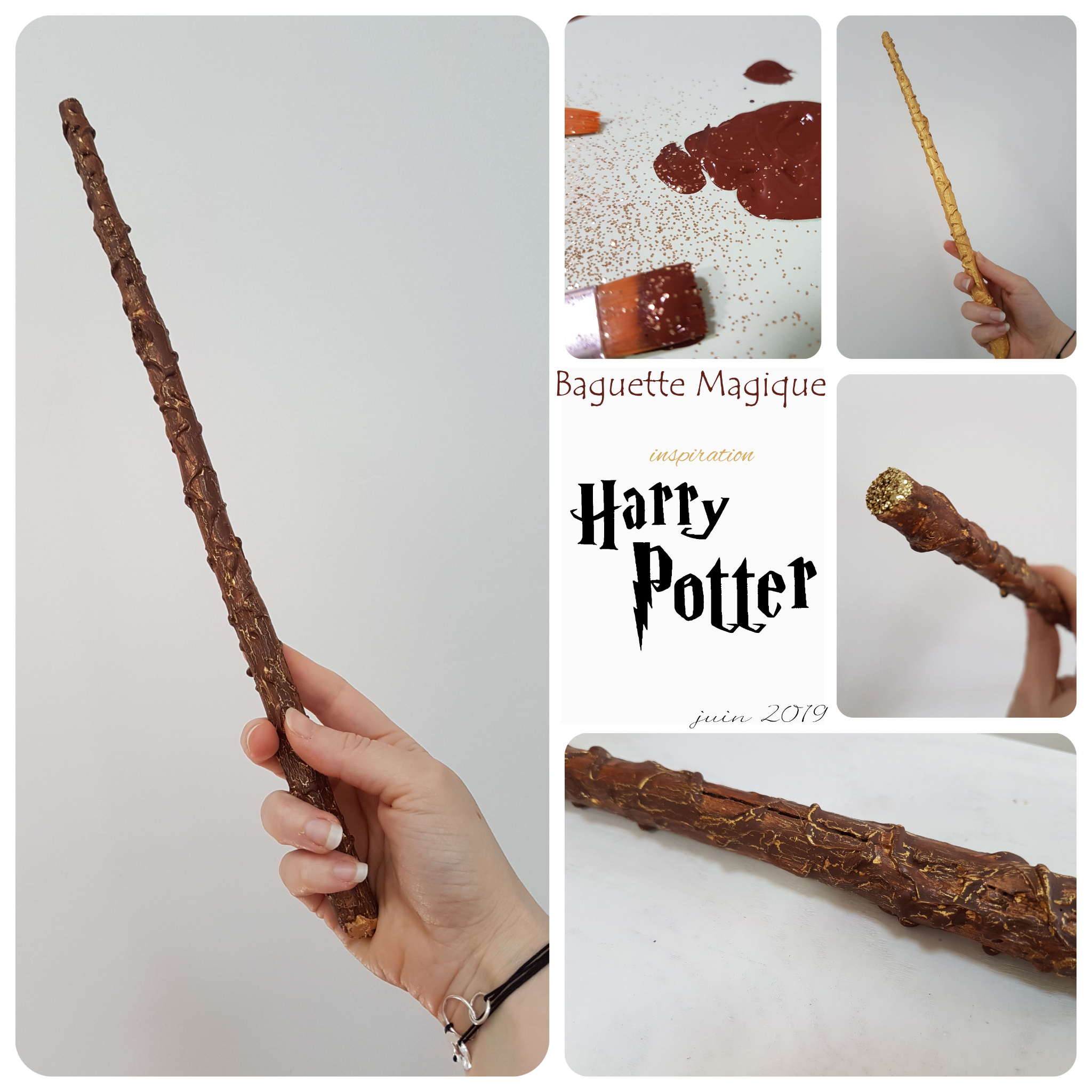 Cadeaux de rentrée Harry Potter – les baguettes magiques – Tuto