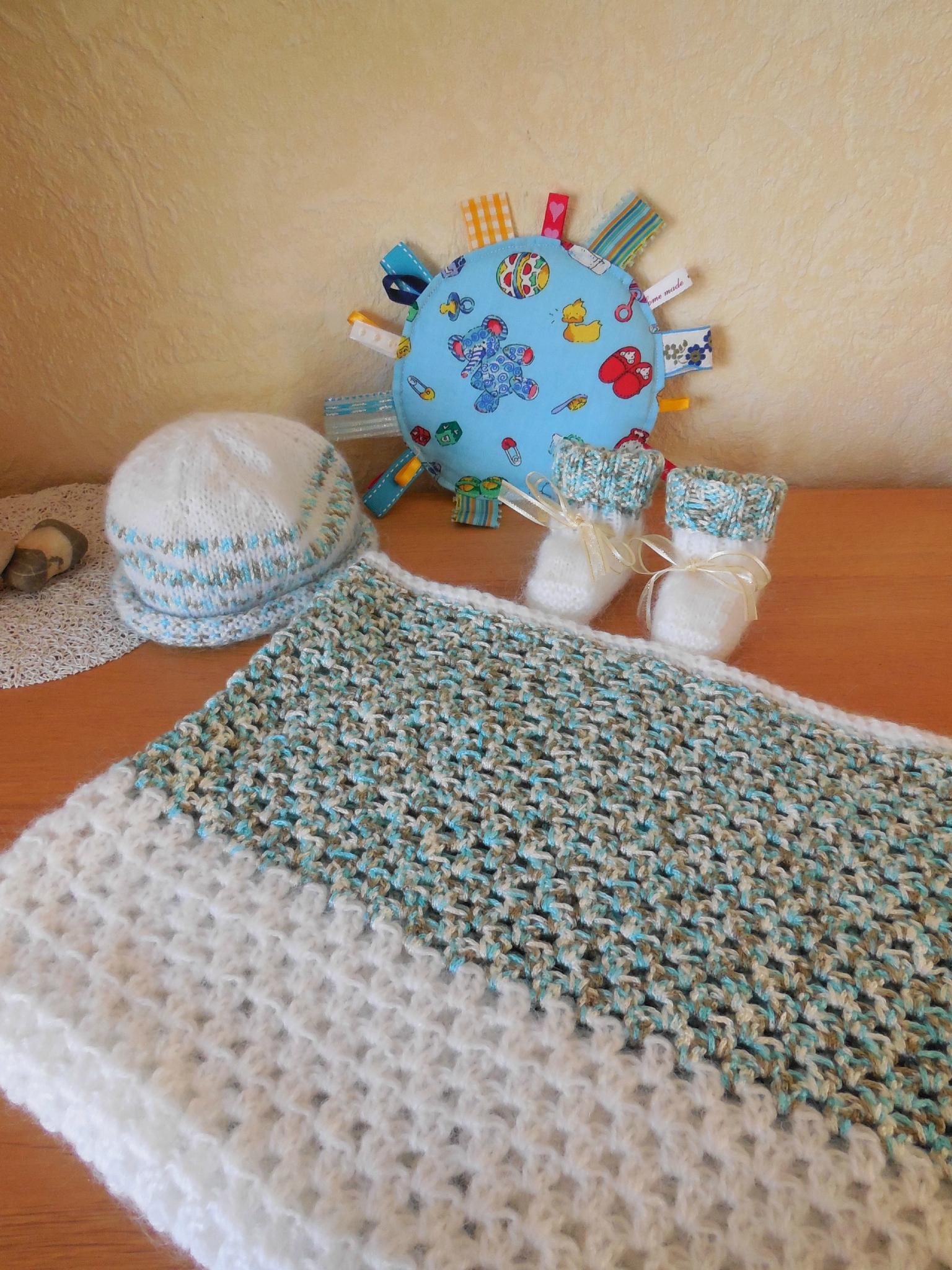 Kit de tricot : La couverture bébé